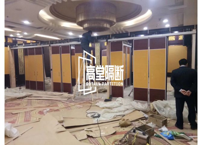 竹木纖維集成墻板活動(dòng)隔斷屏風(fēng)